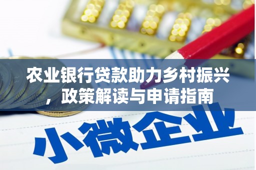 金沙农业银行贷款助力乡村振兴，政策解读与申请指南