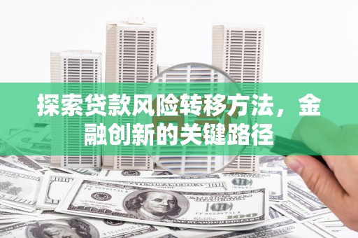 金沙探索贷款风险转移方法，金融创新的关键路径