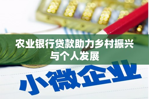 金沙农业银行贷款助力乡村振兴与个人发展