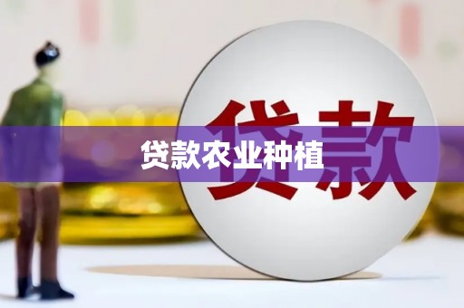 金沙贷款农业种植