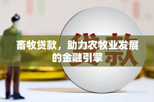 金沙畜牧贷款，助力农牧业发展的金融引擎