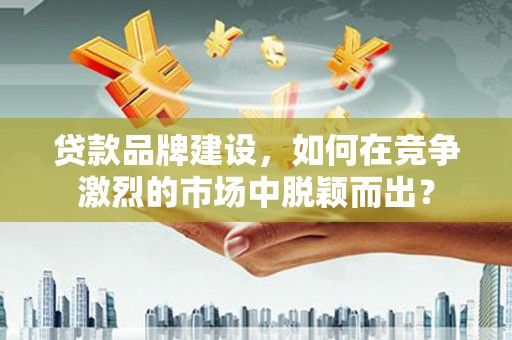 金沙贷款品牌建设，如何在竞争激烈的市场中脱颖而出？