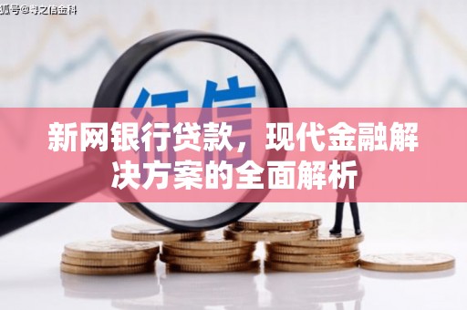 金沙新网银行贷款，现代金融解决方案的全面解析