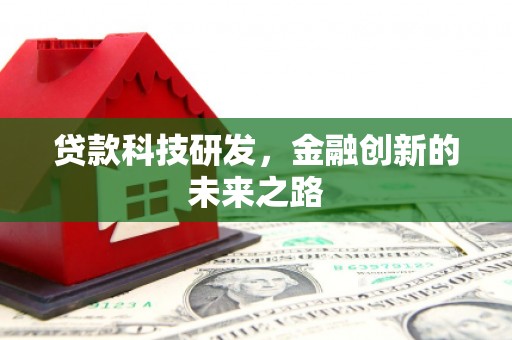 金沙贷款科技研发，金融创新的未来之路