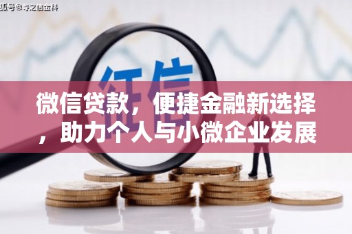 金沙微信贷款，便捷金融新选择，助力个人与小微企业发展