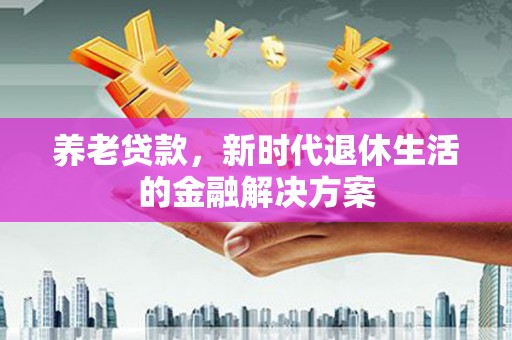 金沙养老贷款，新时代退休生活的金融解决方案