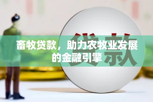 金沙畜牧贷款，助力农牧业发展的金融引擎