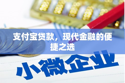 金沙支付宝贷款，现代金融的便捷之选