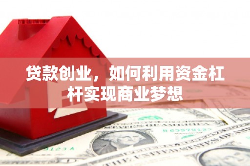 金沙贷款创业，如何利用资金杠杆实现商业梦想