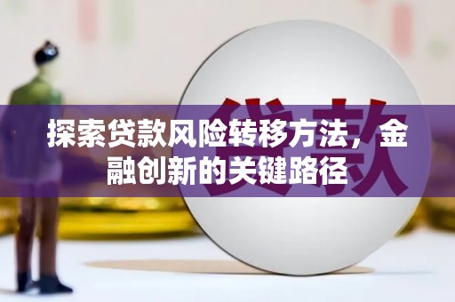 金沙探索贷款风险转移方法，金融创新的关键路径