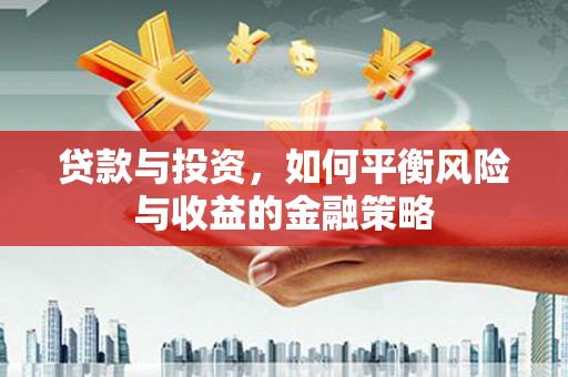 金沙贷款与投资，如何平衡风险与收益的金融策略